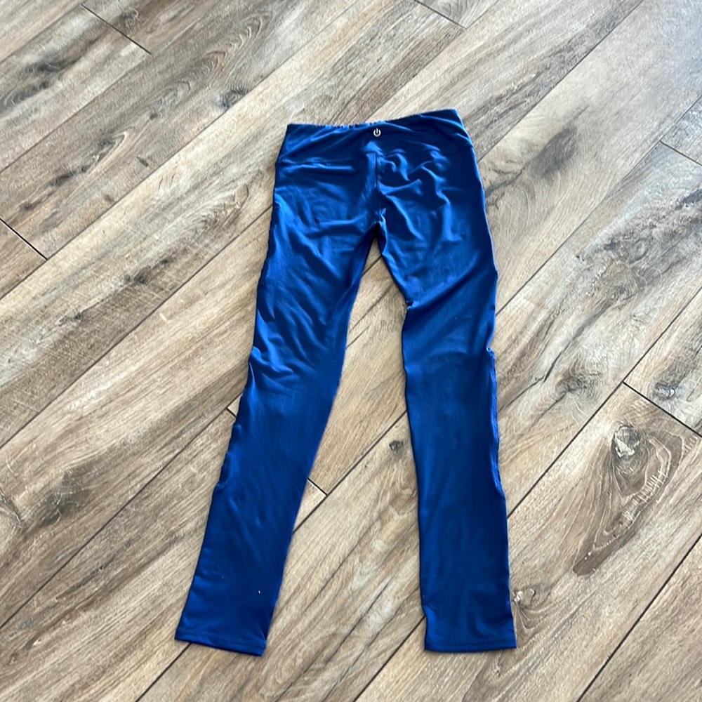 Miss behave fit navy blue leggings.